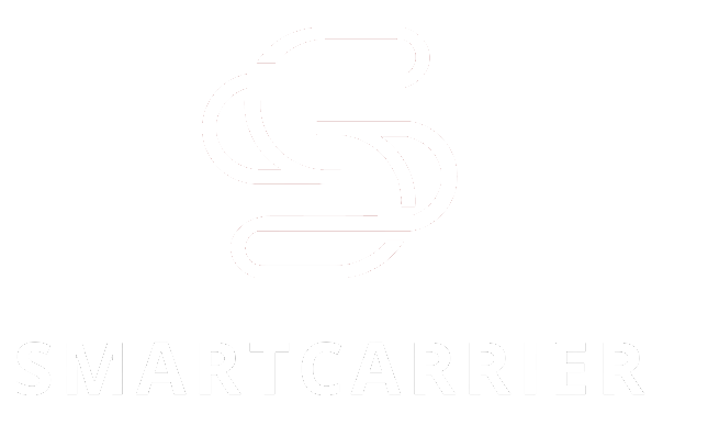 Smart Carrier Logo White